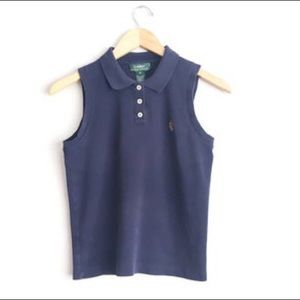 Sleeveless Kids Polo Ralph Lauren shirt